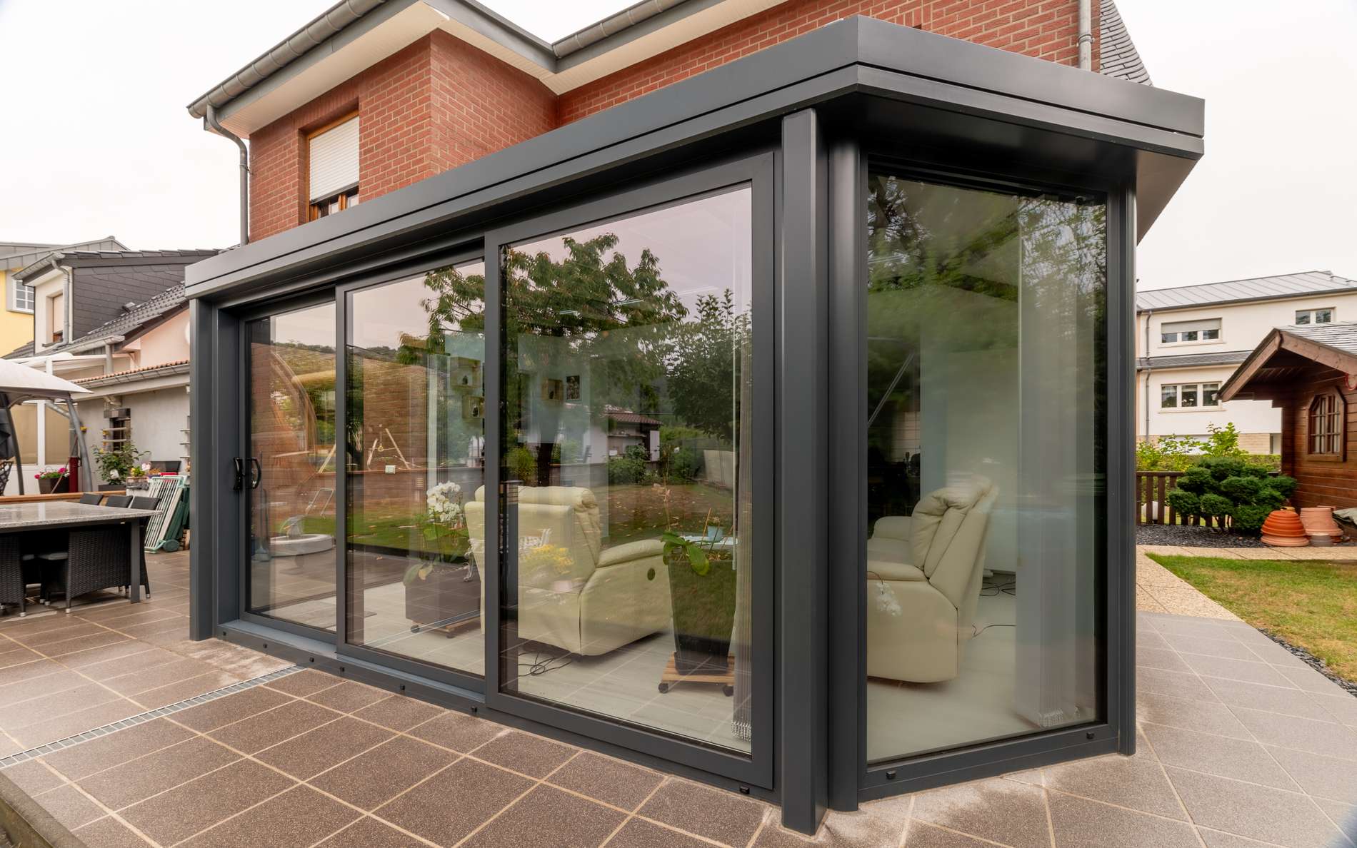 Véranda Évolution®, aluminium durable certifié Cradle to Cradle