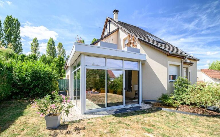 extension metzger toiture plate coulissant isolation imposte arlon
