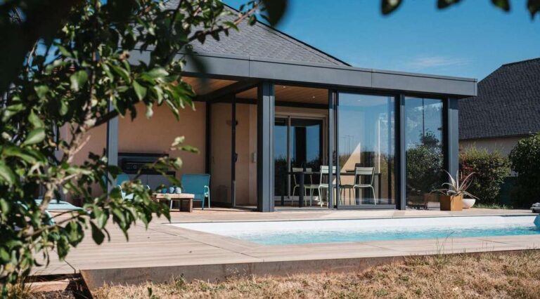 extension metzger toiture plate coulissant triple vitrage pergola mersch