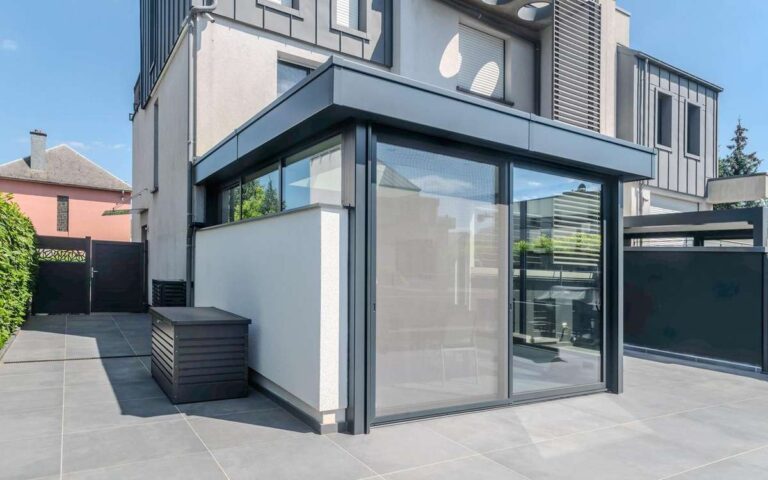 extension metzger toiture plate coulissant triple vitrage arlon