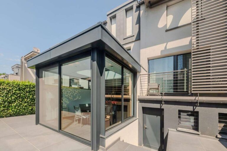 extension metzger toiture plate coulissant triple vitrage moustiquaire arlon