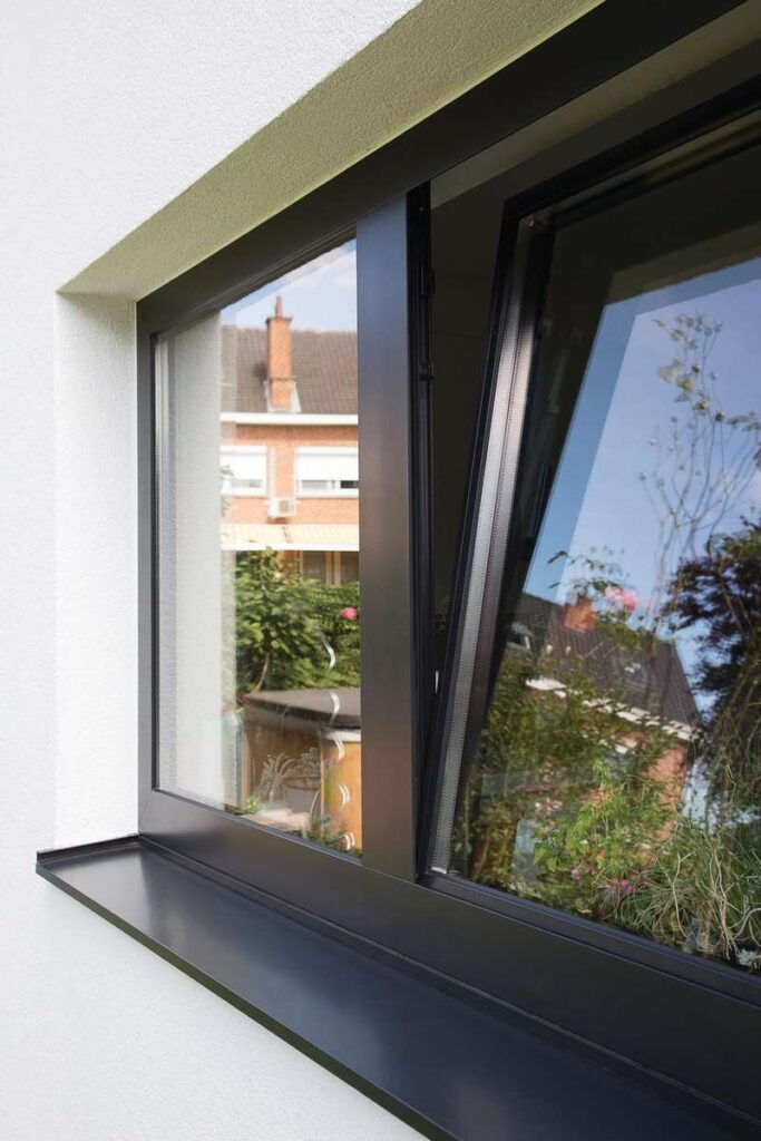 fenetre metzger oscillo battantes aluminium ouvrant cache sur mesure belgique