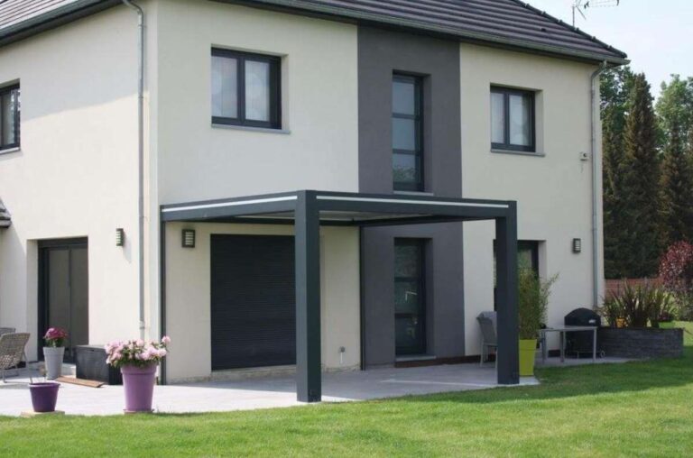 pergola bioclimatique metzger store zip lame orientable sur mesure caisson integre belgique