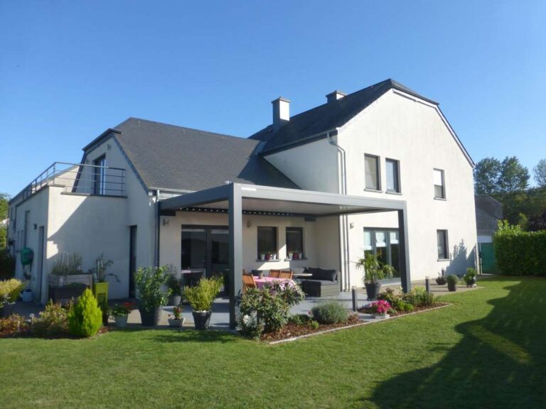 pergola bioclimatique metzger store zip lame orientable sur mesure belgique