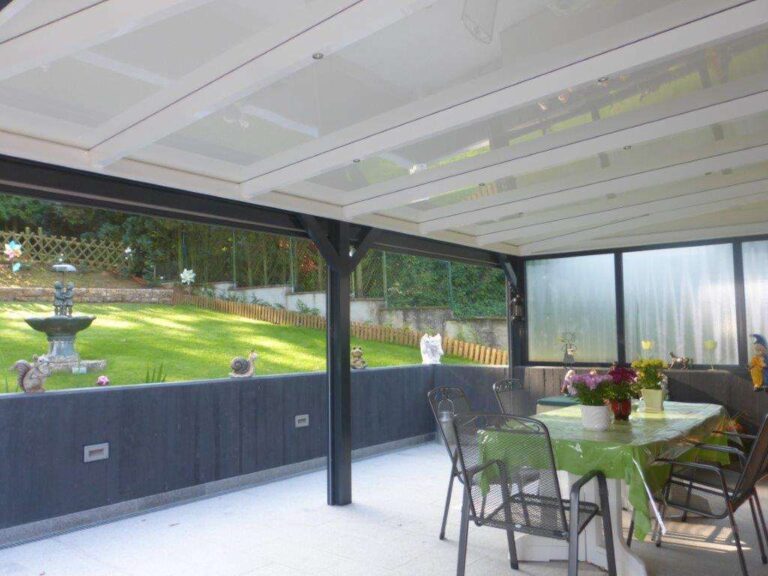pergola metzger evolutif aluminium sur mesure panneau isolant store zip belgique