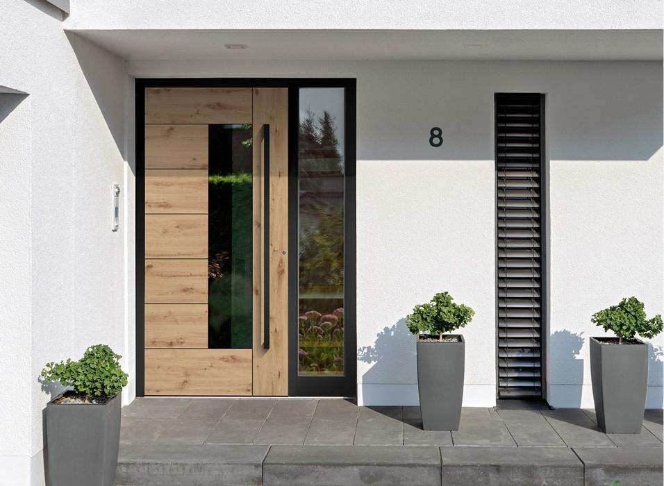 porte entree metzger aluminium haute isolation securite sur mesure